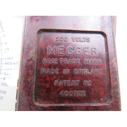 14 - Bakelite Megger test meter