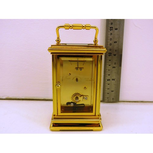 4 - Vintage St.James, London brass carriage clock