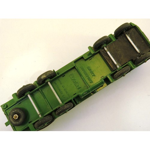 8 - Vintage Dinky Supertoys 905 Green Foden Flat Truck with chains.