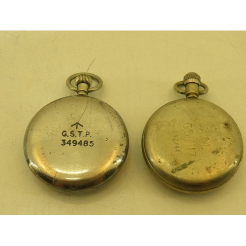 5 - Two military pocket/stop watches