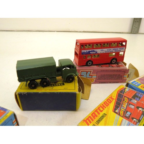 30 - Lot of boxed Matchbox and Dinky diecast.