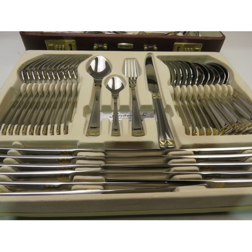 52 - Solingen silver plated cutlery set in case