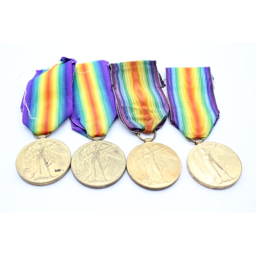 WW1 Victory Medals Inc Spr Price RE, Gnr Roper RA, Pte Silvester ASC, Etc