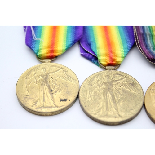 WW1 Victory Medals Inc Spr Price RE, Gnr Roper RA, Pte Silvester ASC, Etc