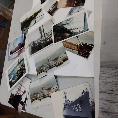 89 - Photographs belonging to artist Ivan Polley - Mainly boats, Naval and tall ships etc