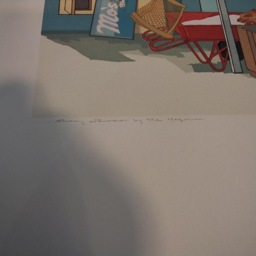 167 - Artist Ivan Polley 'Sunday Afternoon by the Yaquina' Artist Proof Signed by the Artists plus Proof S... 