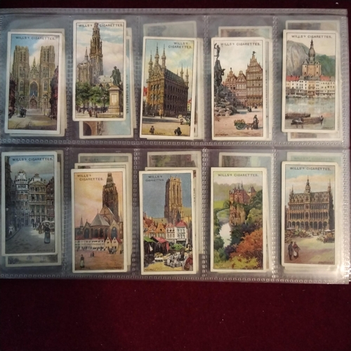 132 - A selection of 'Will's Cigarettes' cards featuring 'Gem's of Belgian architecture'.  Cards numbered ... 