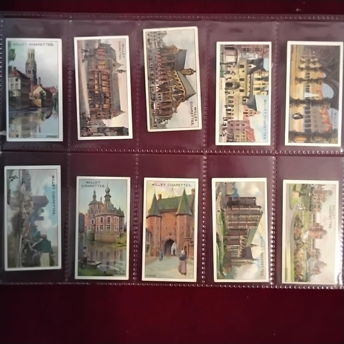 132 - A selection of 'Will's Cigarettes' cards featuring 'Gem's of Belgian architecture'.  Cards numbered ... 