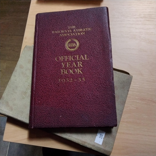 172 - Official yearbook of the 'Railway Athletic Association' 1930-99.  9 Copies.