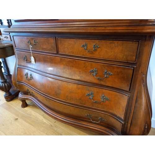 5 - Colonial Dutch large display dresser 140cm W x 237cm H x 50cm D approx.