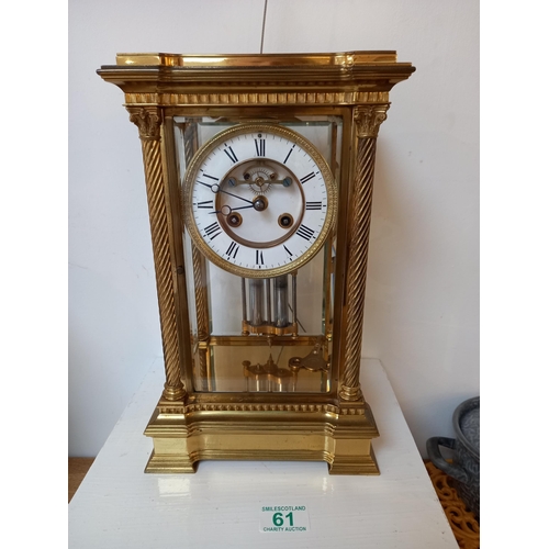 61 - Vintage mercury clock, working order