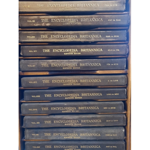 9 - Complete set of the Encyclopaedia Britannica 11th Edition soft leather bound 1910 including index. 
... 