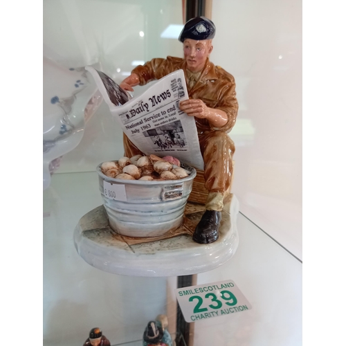 239 - Royal Staffordshire Spud Bashing 13/795 to commemorate the end of national service in GB and the las... 