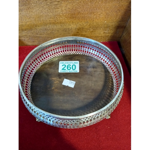 260 - White metal (believed to be silver) dish with 1898 Penny underneath stamped with Votes For Women. Th... 