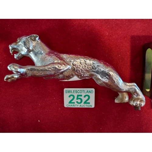 252 - Very early Jaguar car mascot (unfortunately the tail is missing)