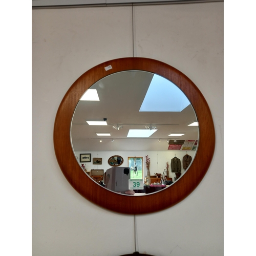 39 - Mid Century Circular Mirror