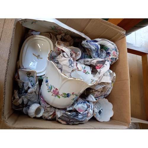 64 - Large selection of Aynsley Ware in 2 Boxes