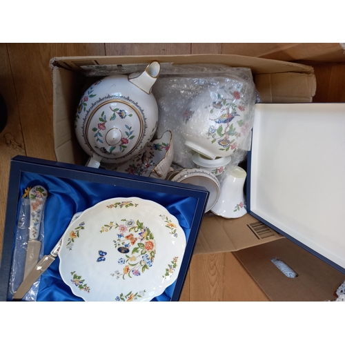 64 - Large selection of Aynsley Ware in 2 Boxes