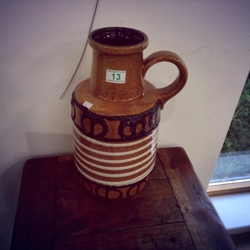 13 - West German handled vase '408-40'