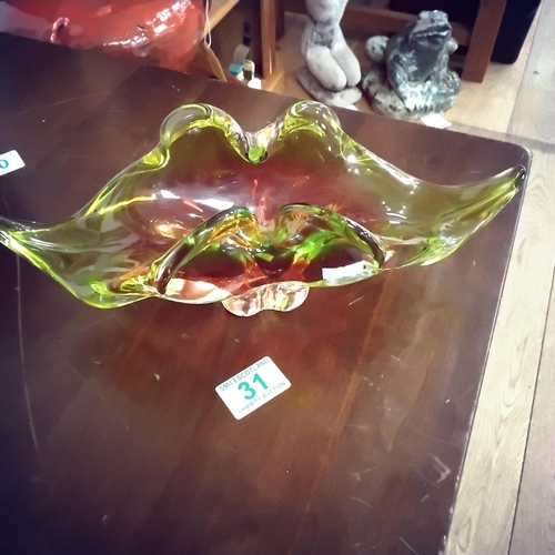 31 - Vintage Murano Glass Bowl