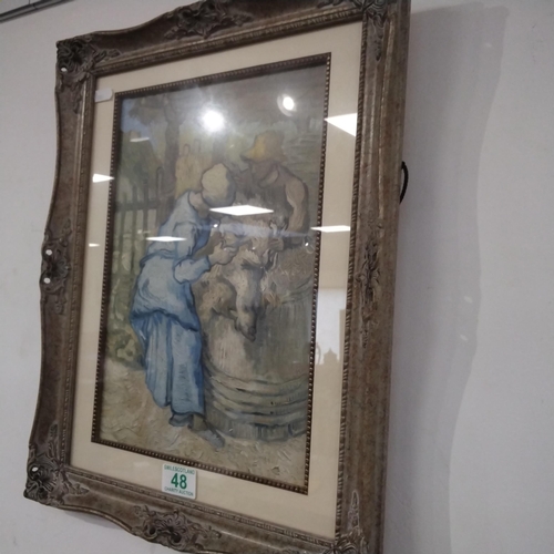 48 - Framed Vincent Van Gogh Print