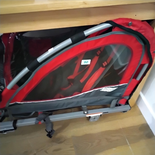 90 - Instep bicycle trailer for carrying 2 infants or luggage etc.