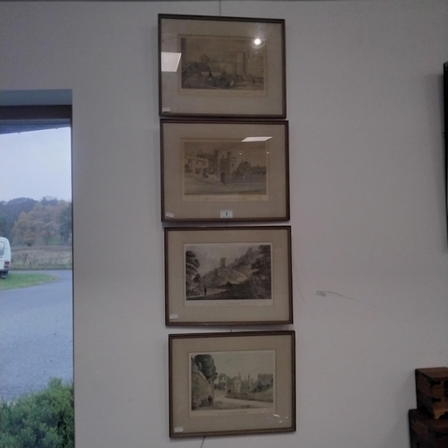 1 - 4 X Framed Vintage Prints