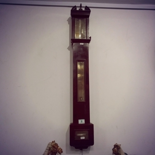 8 - Mercury stick barometer