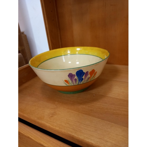 101 - Clarice Cliff crocus bowl