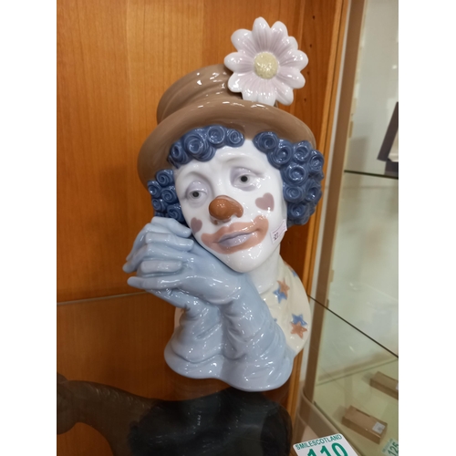 110 - Lladro clown head 5542