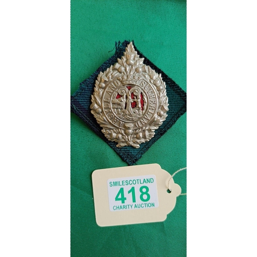 418 - Argyll and Sutherland cap badge