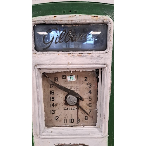 18 - Vintage Gilbarco Petrol Pump, no inner workings.