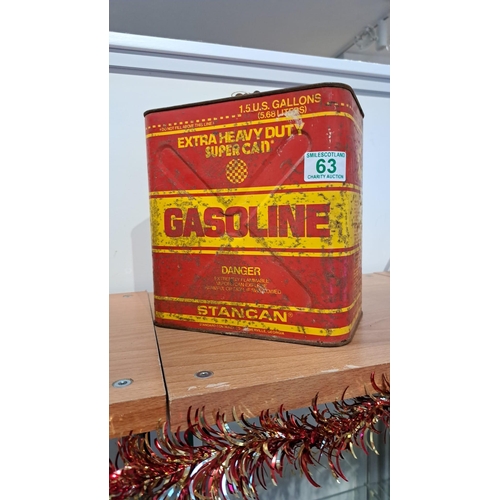 63 - Gasoline stancan