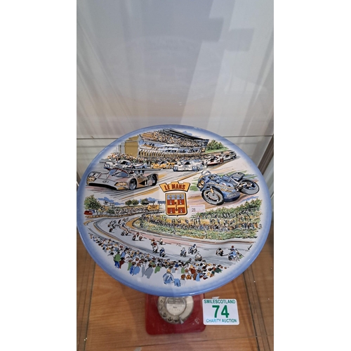 74 - Genuine Le Mans souvenir plate