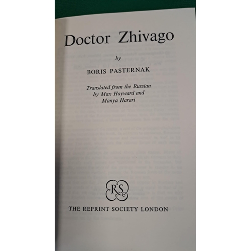 456 - Doctor Zhivago by Boris Pasternak, unclipped dust cover, printed in great Britain by Hazell Watson a... 