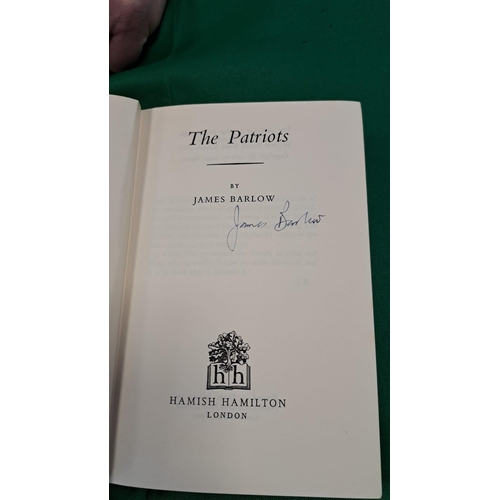 459 - 2 x Books The patriot by James Barlow signed by the author first edition, The Greengage summer by Ru... 