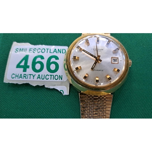 466 - Vintage J W Benson London Automatic Watch