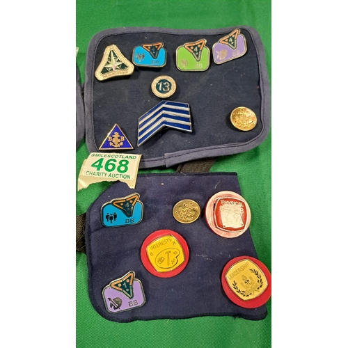 468 - Selection of Boys Brigade badges