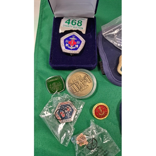 468 - Selection of Boys Brigade badges