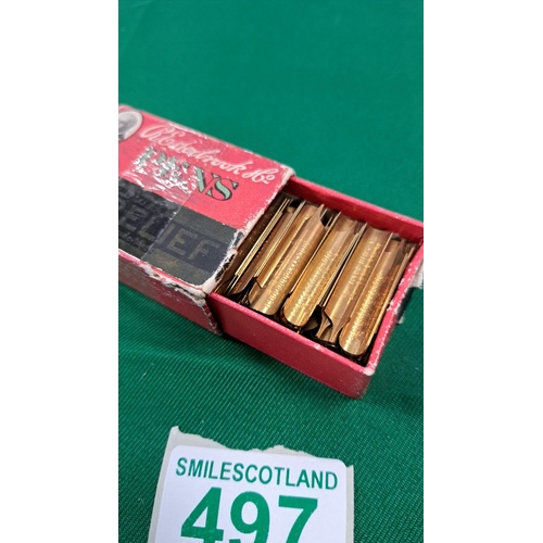 497 - box of vintage pen nibs by R.Esterbrook & Co including contents