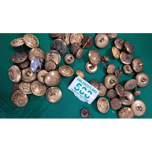 508 - a good selection of Army buttons etc all as per photos.