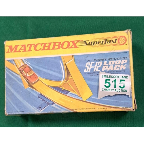 515 - vintage Matchbox superfast SF 12 loop pack in original box