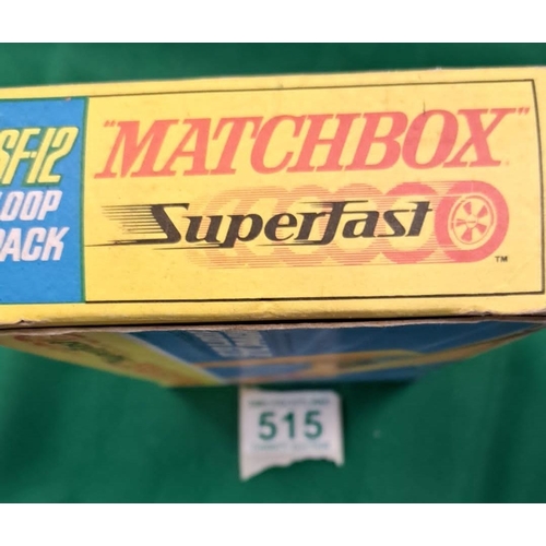 515 - vintage Matchbox superfast SF 12 loop pack in original box