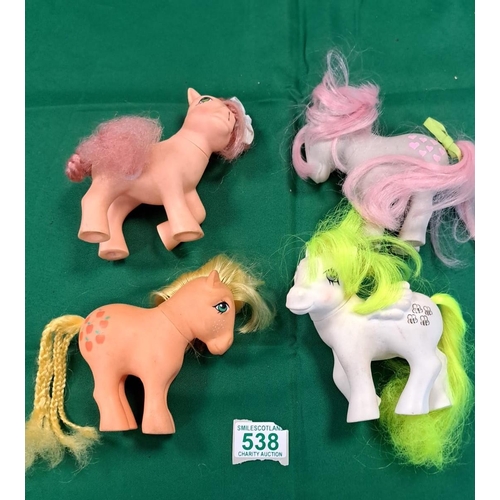 538 - a selection of4  My Little Pony from  82 and 84