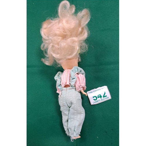 542 - Vintage My Little Pony Megan 6 inch doll 1985  blonde hair and original clothing see photos