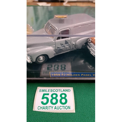 588 - Matchbox Holden series include badge in box