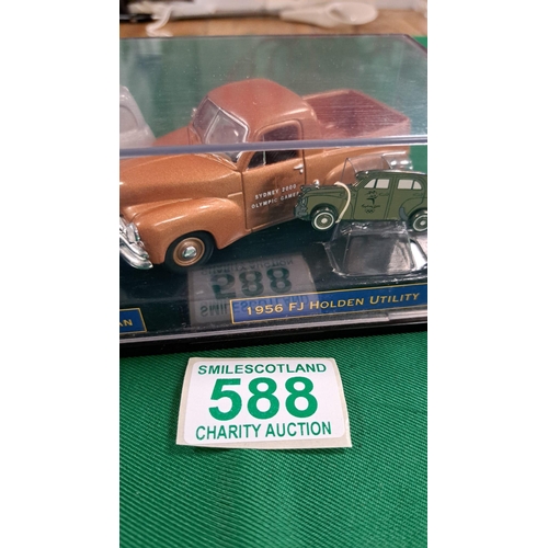 588 - Matchbox Holden series include badge in box