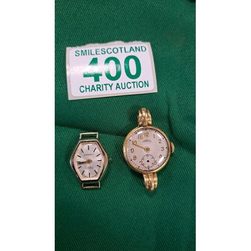 400 - A selection of Jewelery and watch heads are per photos