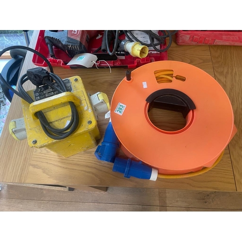 283 - 110v transformer plus extension cable