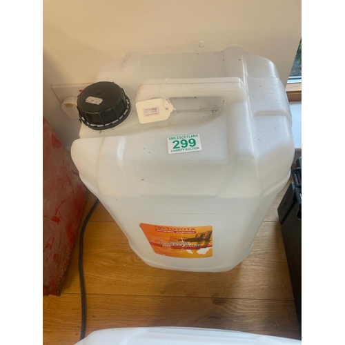 299 - 25 litre de-ionised water